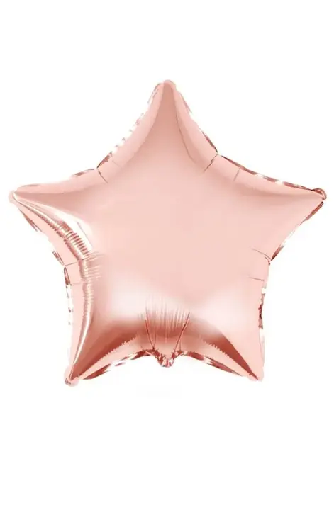 Звезда розовое золото (46см)
