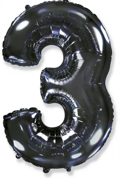 Цифра 3 (black)