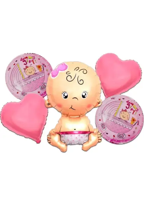 Набор шаров на выписку Девочки