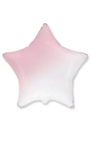 Звезда розовая (градиент 46 см)
