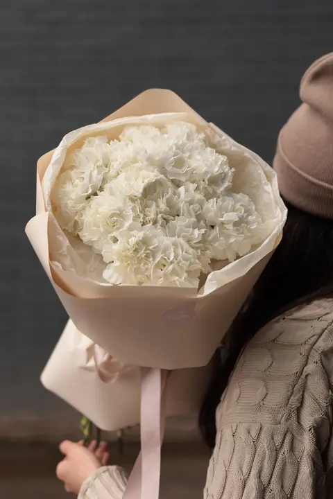 Монобукет из гвоздик