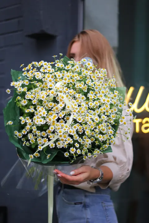 Монобукет из Ромашек